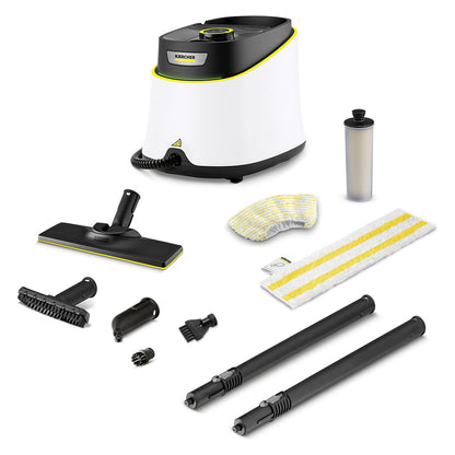 Aspirador Kärcher SC 3 Deluxe EasyFix (wei / Preto, 1.900 Watt, mit Bodenreinigungsset EasyFix) - Kärcher