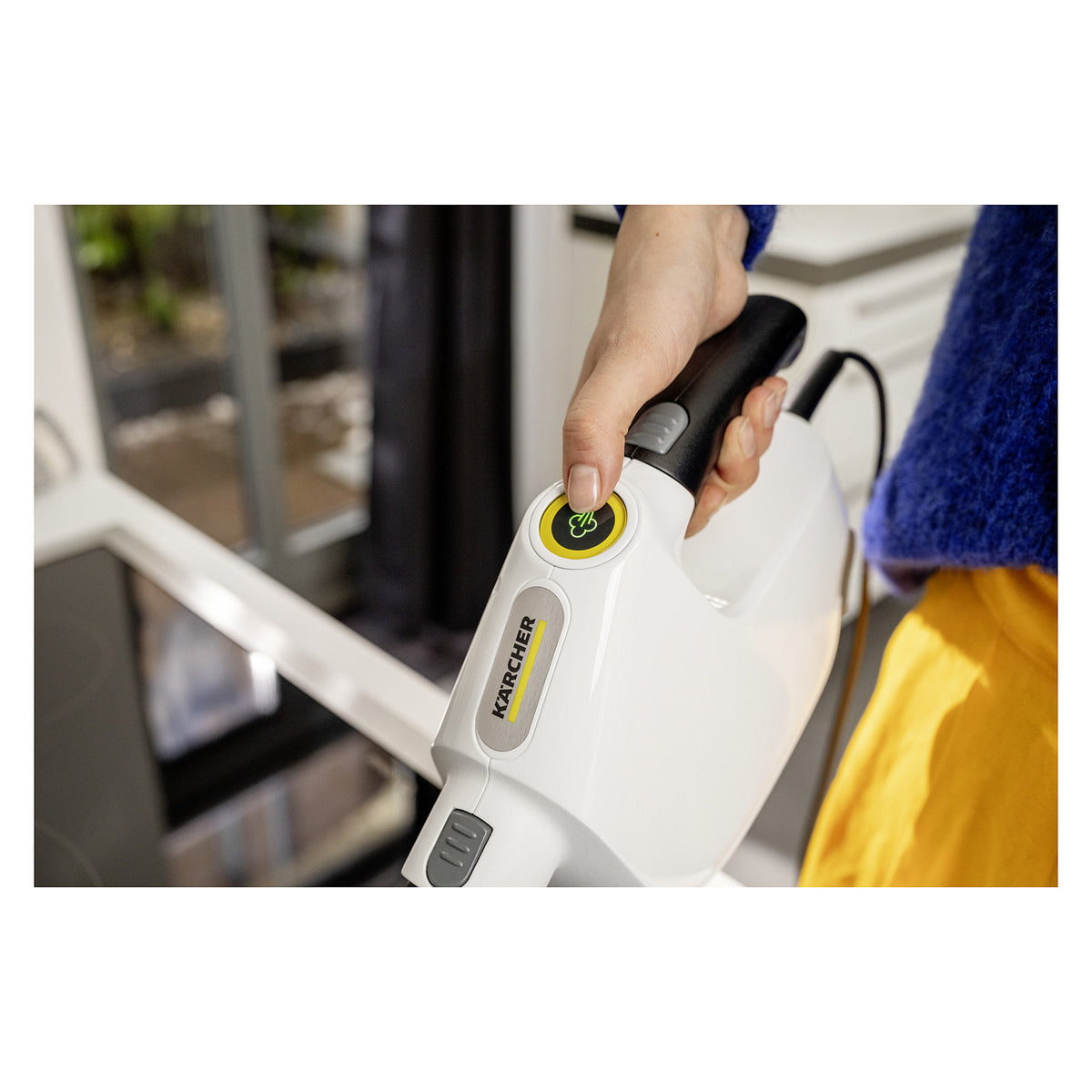 Aspirador Kärcher SC 1 Multi & Up (wei, 1.300 Watt, mit Bodenreinigungsset EasyFix Large) - Kärcher