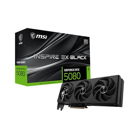 RTX 5080 16G MSI INSPIRE 3X OC BLACK GDDR7 3 Fan - MSI