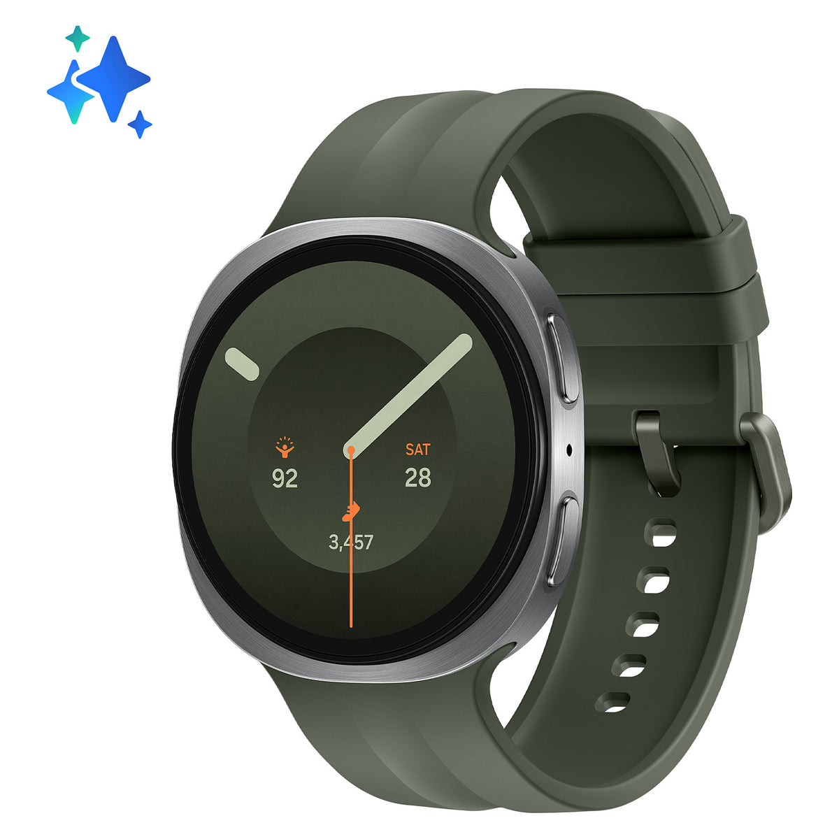 SAMSUNG Galaxy Watch9 BT EU silber - SAMSUNG