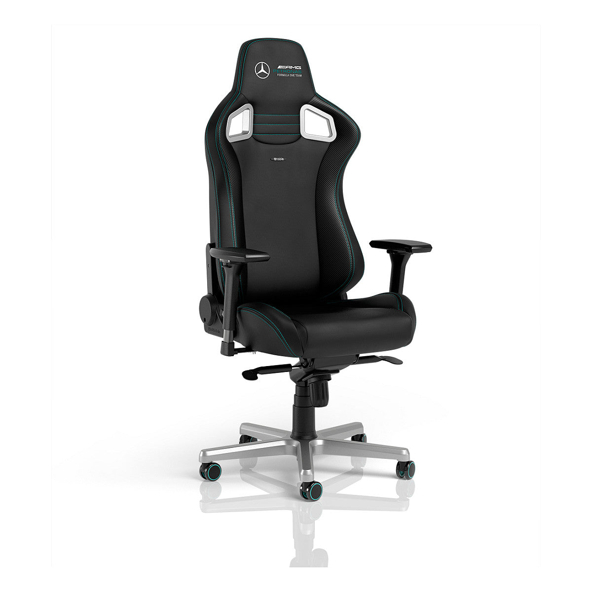 Cadeira Gaming Noblechairs EPIC Mercedes-AMG Petronas Formula One Team - Noblechairs