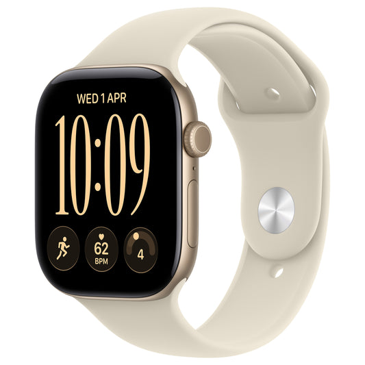 Smartwatch Apple Watch S12 Aluminium 42 mm Lichtgold (Sportarmband sand) S / M - Apple