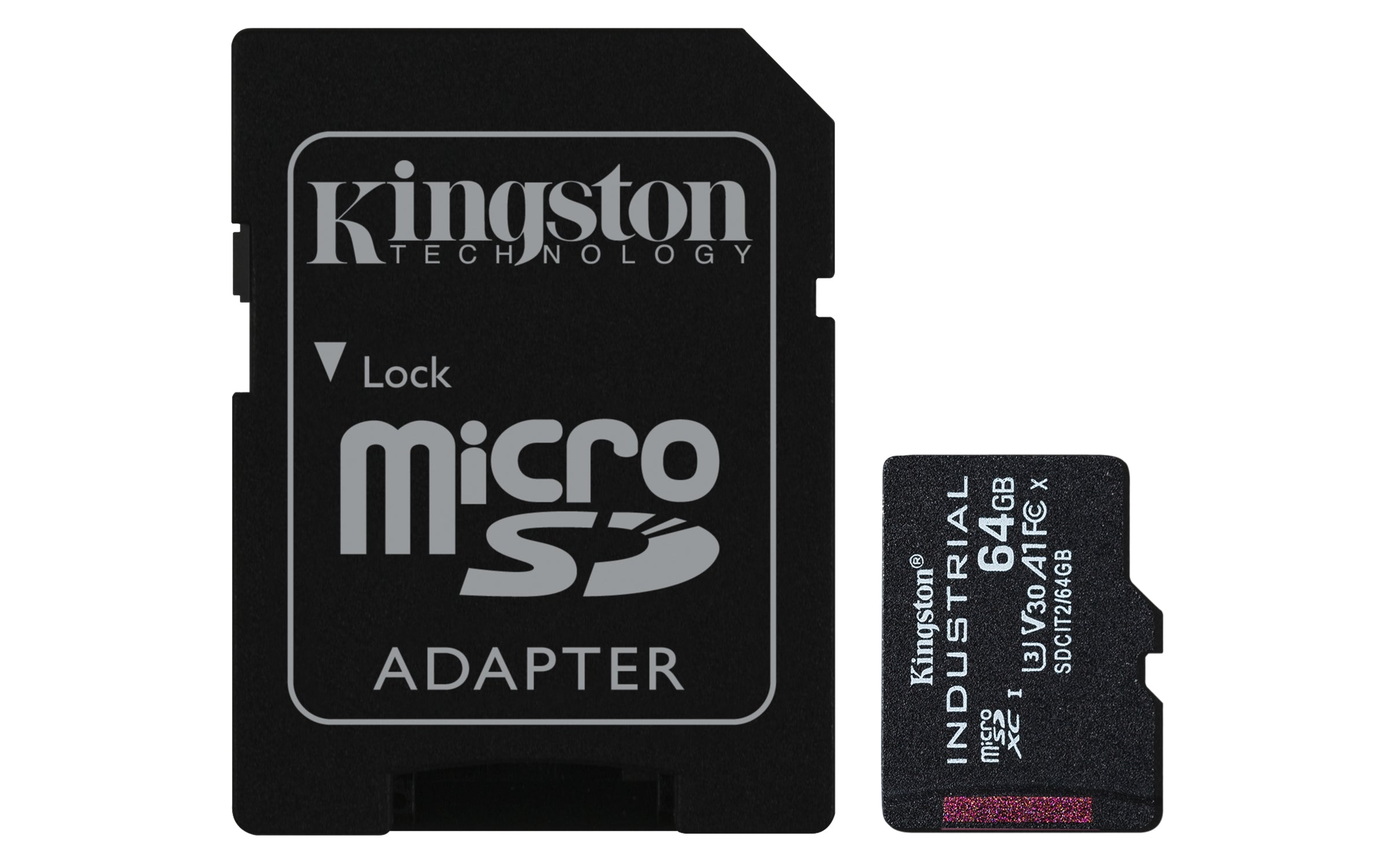 Cartão SD Kingston Flash-Card incl. SD-Adaptador Industrial - microSDXC UHS-I