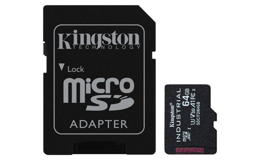 Cartão SD Kingston Flash-Card incl. SD-Adaptador Industrial - microSDXC UHS-I