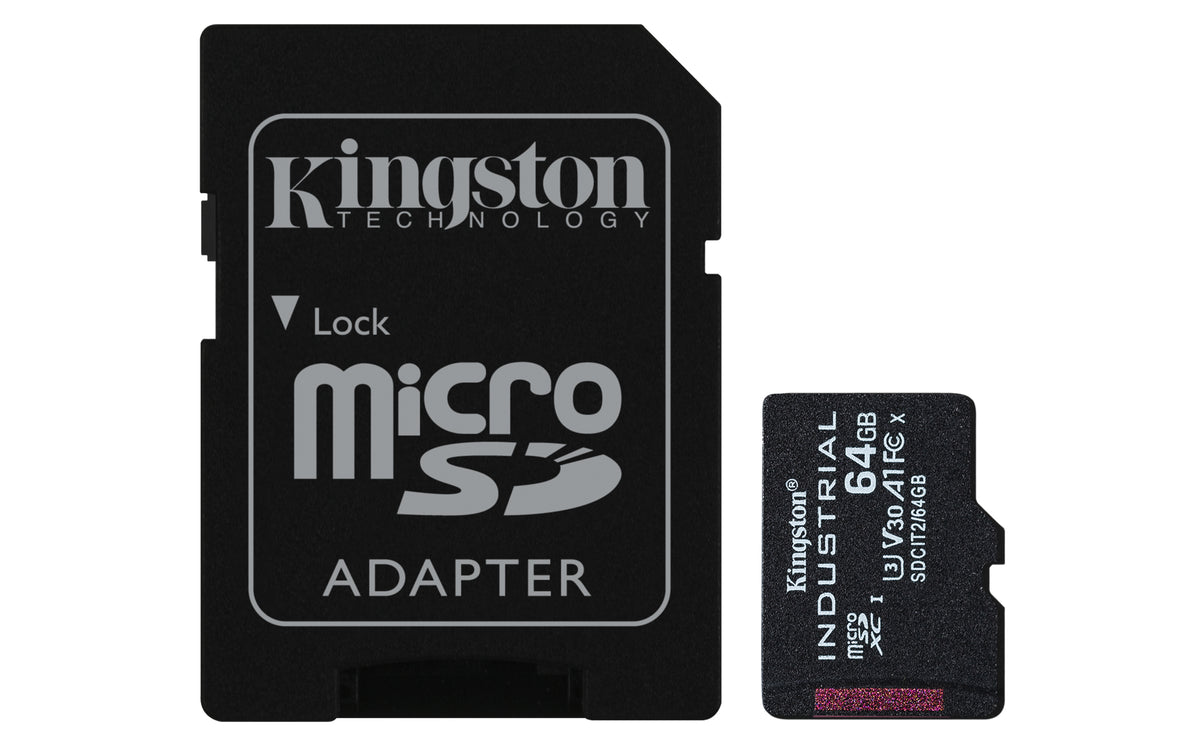 Cartão SD Kingston Flash-Card incl. SD-Adaptador Industrial - microSDXC UHS-I