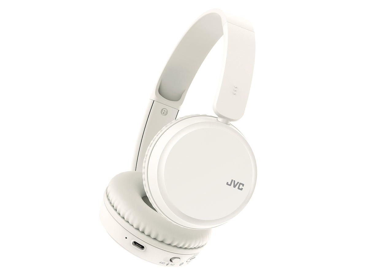 Auscultadores sem fios JVC HA-S36W/ com Microfone/ Bluetooth/ Branco