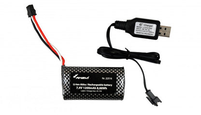 ACV730 V3 Crawler Excavator 1/14 RTR grey-green