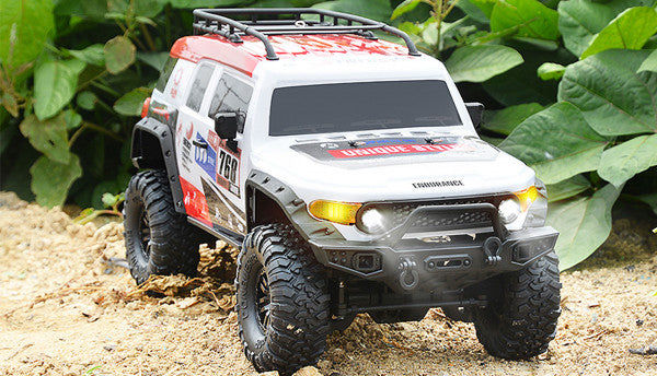 Dirt Climbing SUV Race Crawler 4WD 1/10 RTR white/red