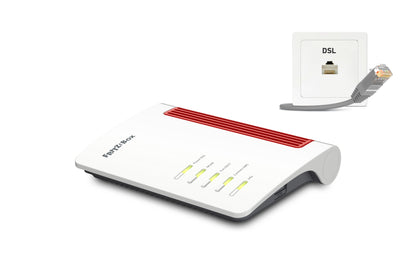 Router Fritz! 7530 AX / 20002930 cinzento, vermelho, branco