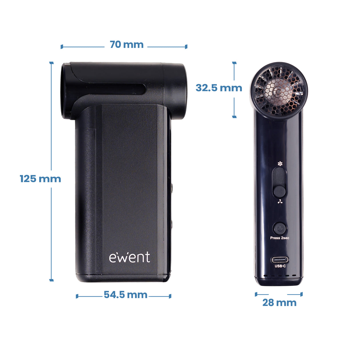 EWENT EW5681 Pistola Aire Compr 8 Vel. 130000 RPM - imagem 3
