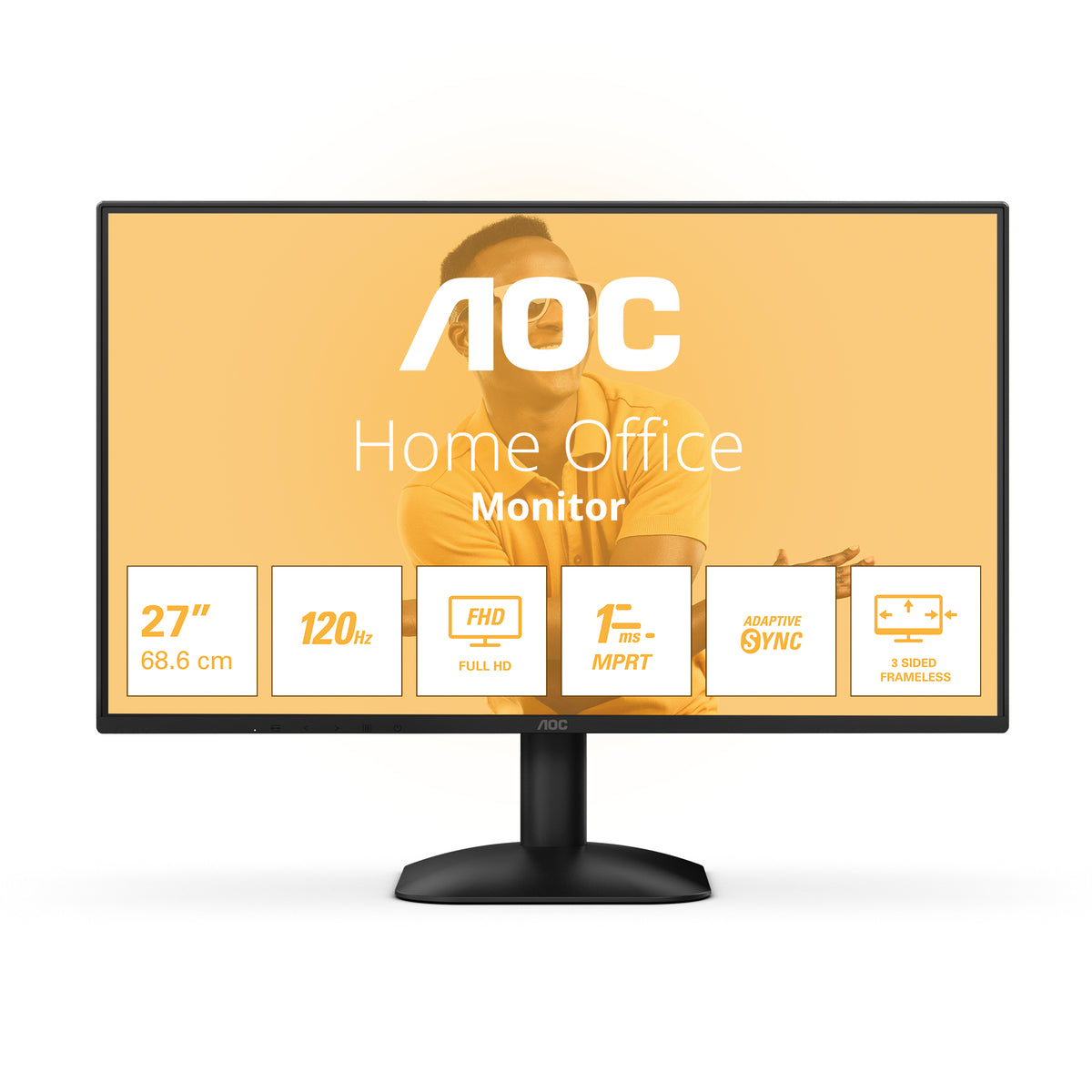 Monitor AOC 27B31H 27" IPS FHD 120Hz 4ms Preto - imagem 5