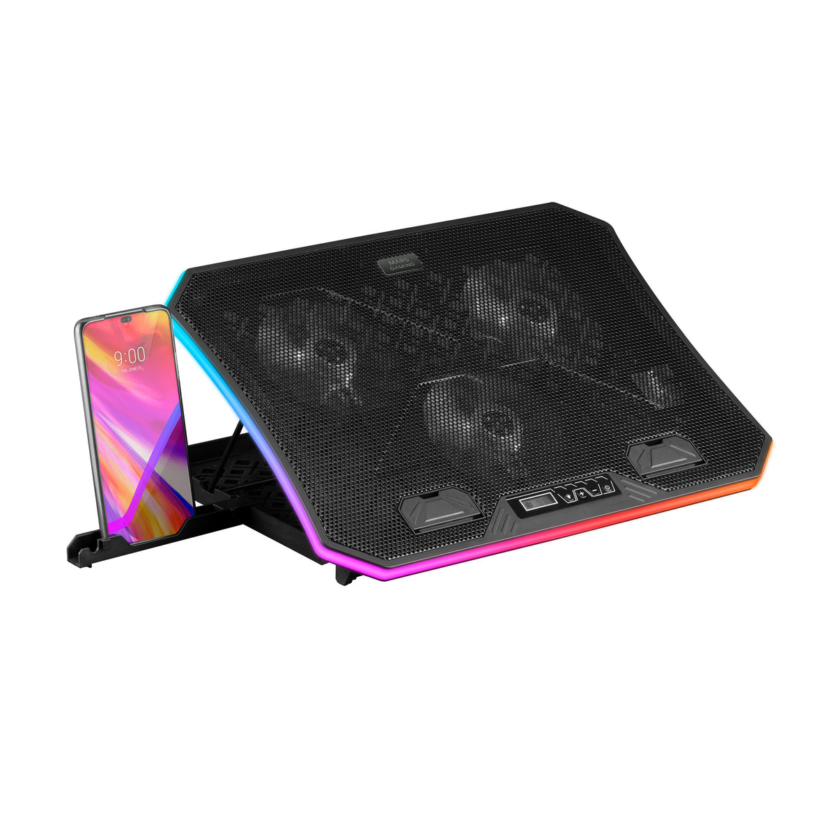 Mars Gaming MNBC6 Suporte de Arrefecimento para Portáteis de 19" / Iluminação LED