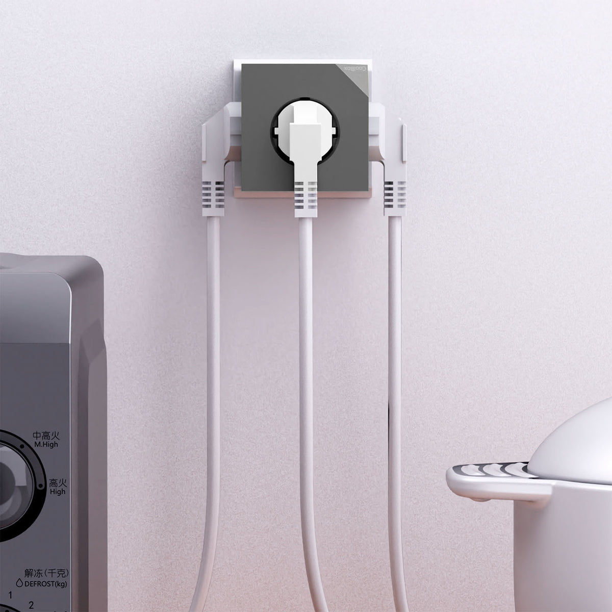 Coolbox CUBIK Base 3 Enchufes Carga USB C+A - imagem 5