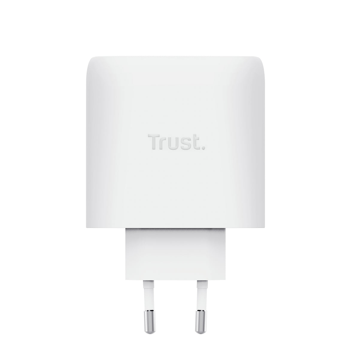 carregador de Pared GaN Trust Maxo 65W 25526/ 2xUSB Tipo-C/ Inclui cabo USB Tipo-C/ 65W