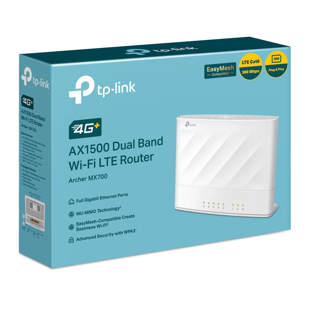 Router TP-Link Archer MX700 4G+ LTE WiFi6 AX1500 - imagem 11