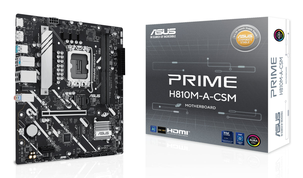ASUS Placa Base PRIME H810M-A-CSM mATX 1851 - imagem 4