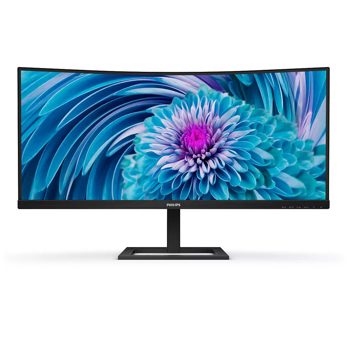 Philips 346E2CUAE 34" Monitor Curvo Ultrawide Profissional / UWQHD / Multimédia / Ajustável em altura
