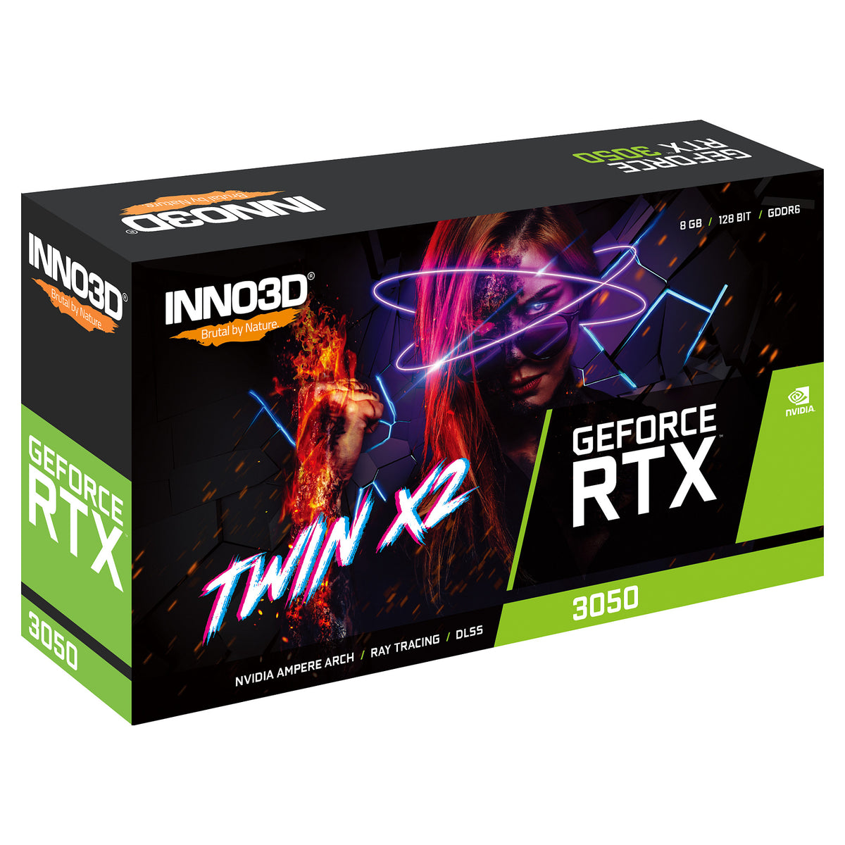 RTX 3050 8GB Inno3D Twin X2 GDDR6 - Inno3D