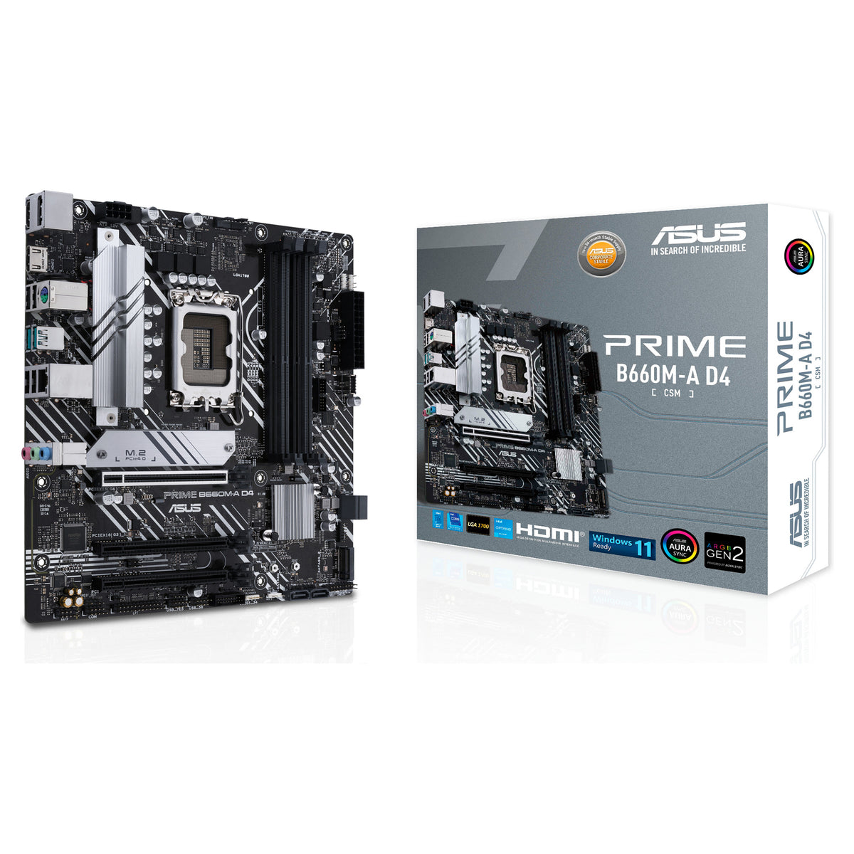 1700 ASUS PRIME B660M-A CSM mATX D4 - ASUS