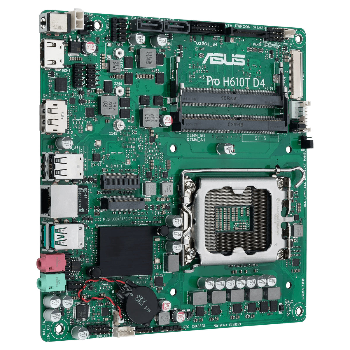 Motherboard ASUS Pro H610T D4-CSM - ASUS