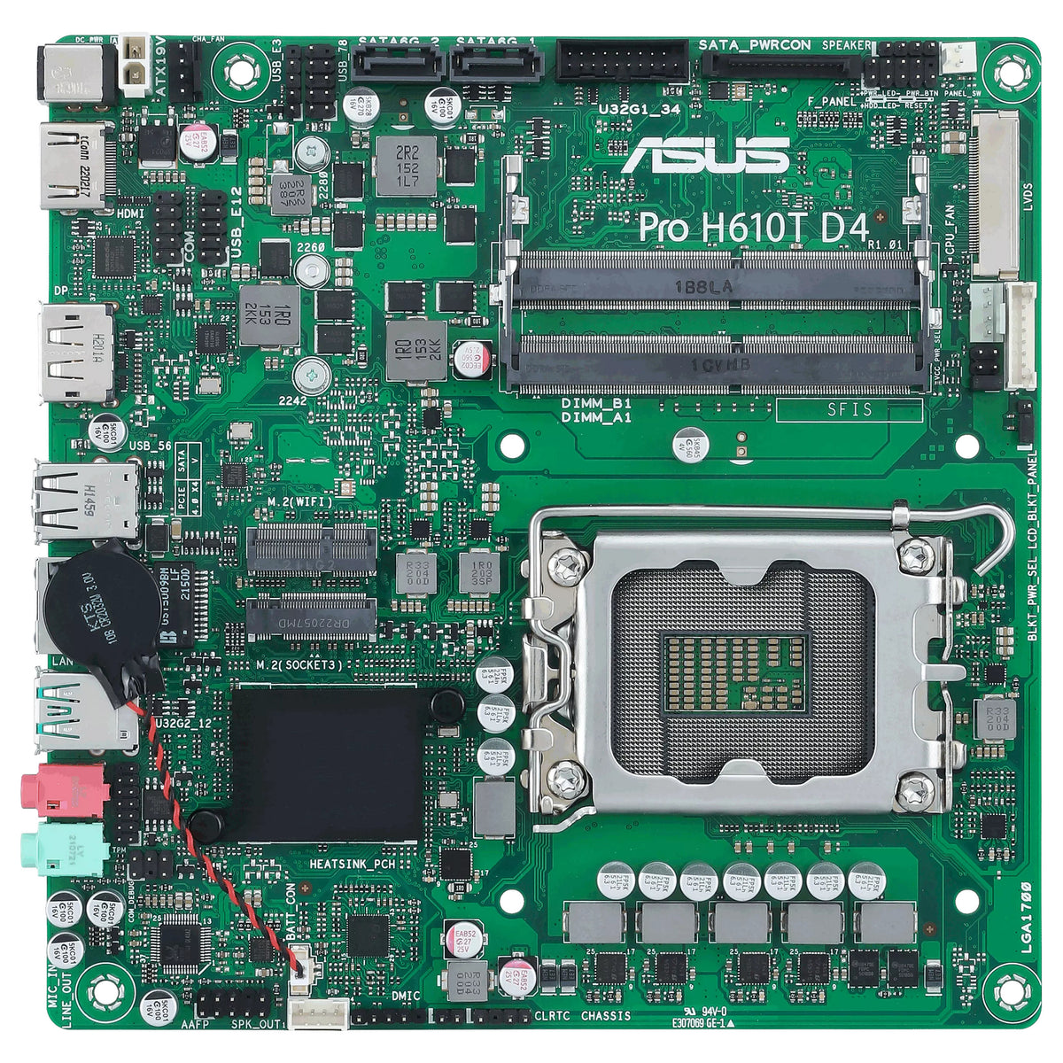 Motherboard ASUS Pro H610T D4-CSM - ASUS