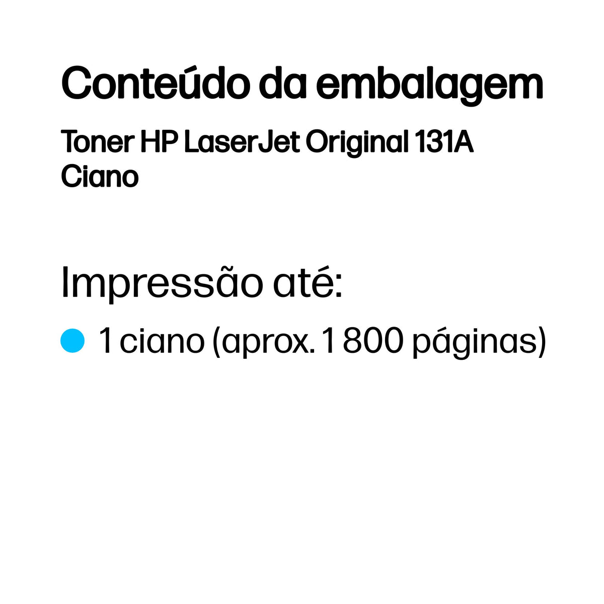 HP toner 131A Cyan - imagem 4