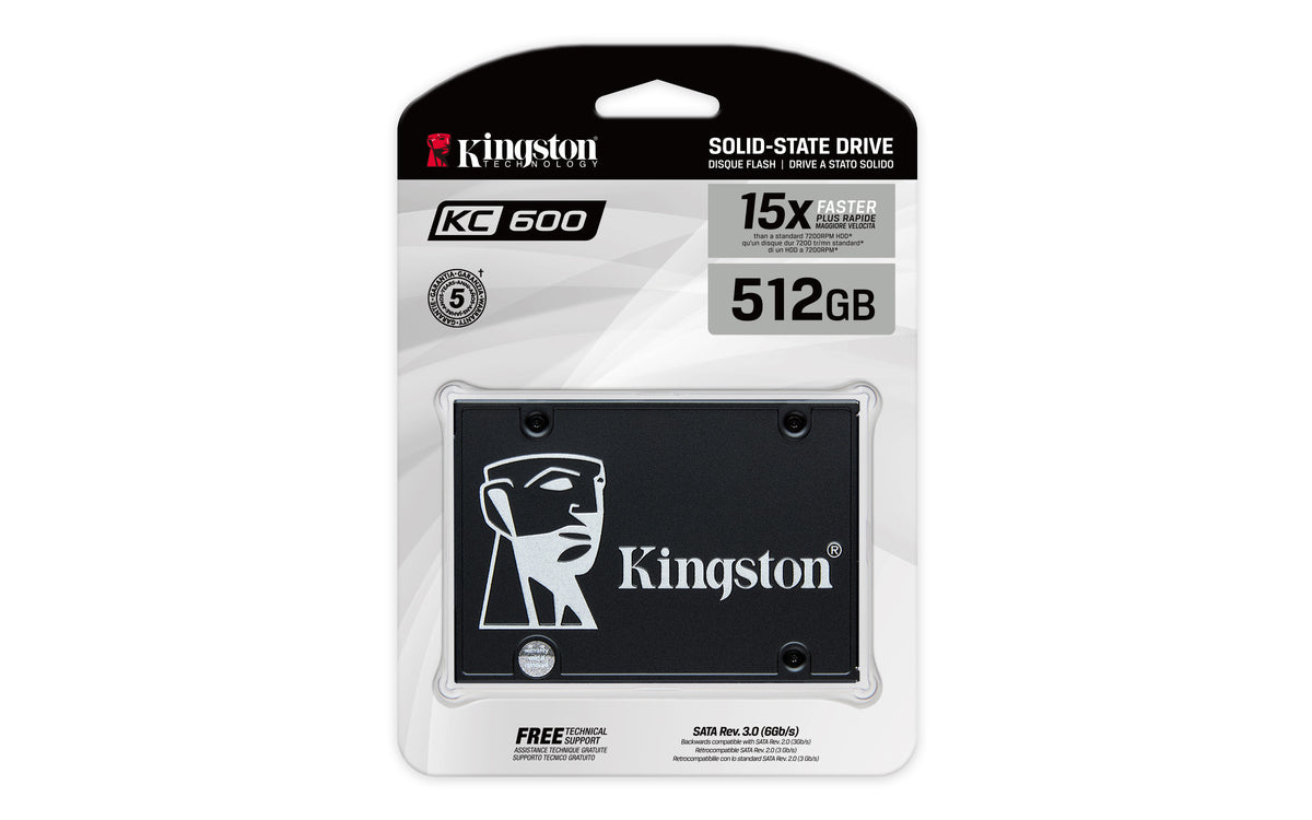 Disco SSD Kingston SKC600/512G NAND TLC 3D 2.5" - imagem 7