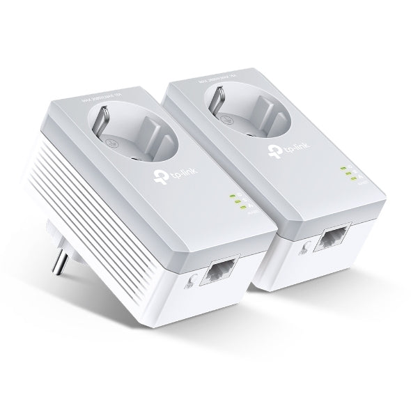 Adaptador de Rede TP-Link Powerline station TL-PA4010P Kit / TL-PA4010P KIT branco Multipack