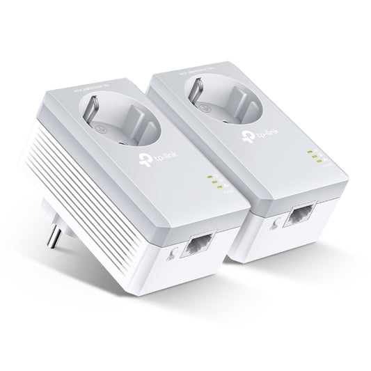 Adaptador de Rede TP-Link Powerline station TL-PA4010P Kit / TL-PA4010P KIT branco Multipack