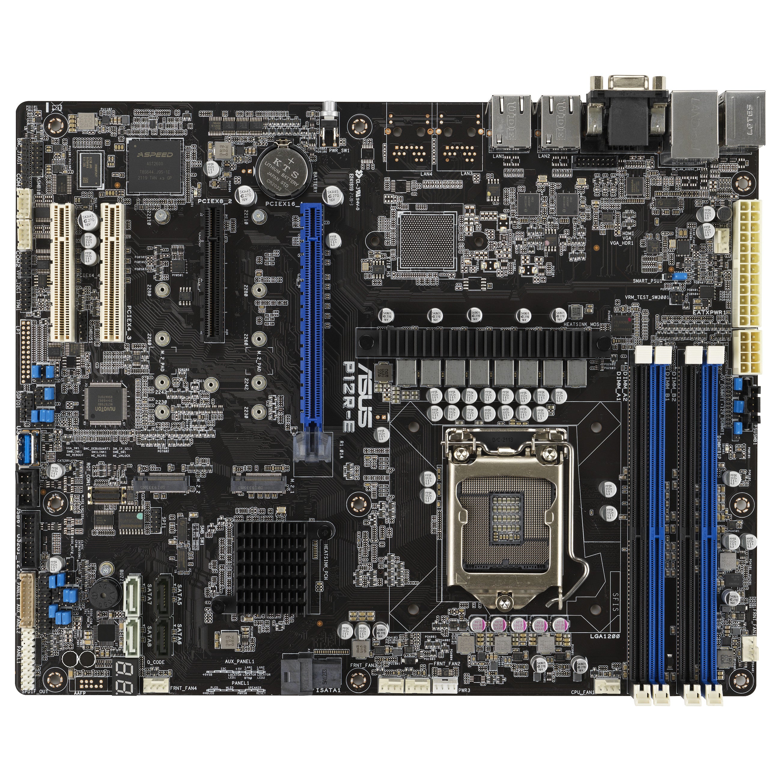 ASUS SERVER P12R-E S1200 C256/VGA/2xGBL/ATX - ASUS
