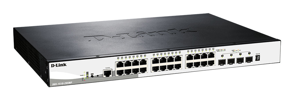 Switch de Rede D-Link DGS-1510-28XMP/E L2 24xGB PoE 4x10Gb - imagem 4