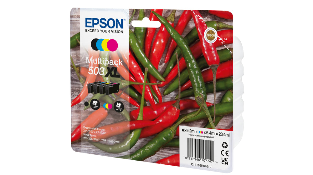 Epson Ink 503XL / C13T09R64010 BK,C,M,e XL Multipack - imagem 10