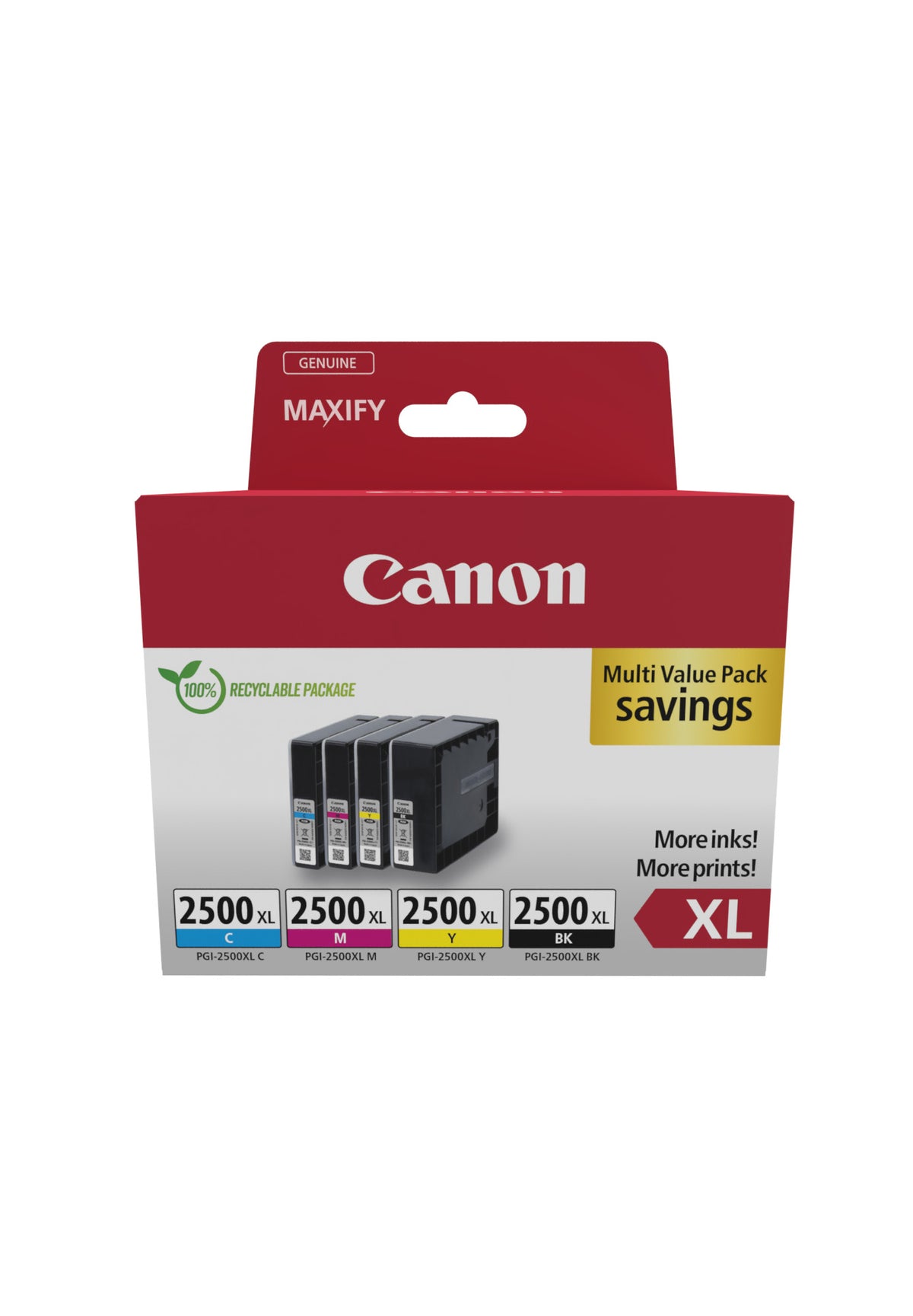 Canon Ink PGI-2500XL / 9254B010 BK,C,M,e XL