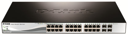 Switch de Rede D-Link DGS-1210-28P/E 24xGb PoE 4xSFP Combo
