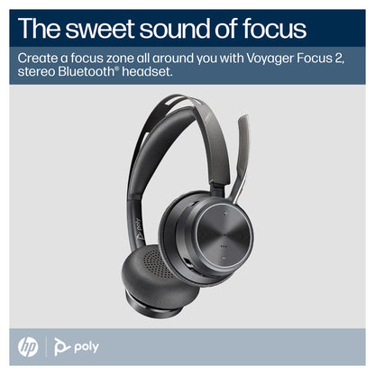 HP Poly BT Headset Voyager Focus 2 UC inkl. LS USB-C/A Teams - HP