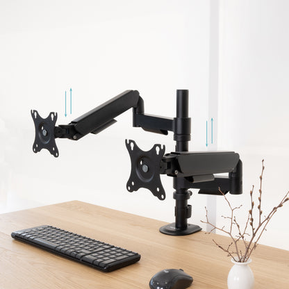 Suporte de Monitor Tooq mesa DB1533TNR-B 2 brazo 17-32 Preto - imagem 7