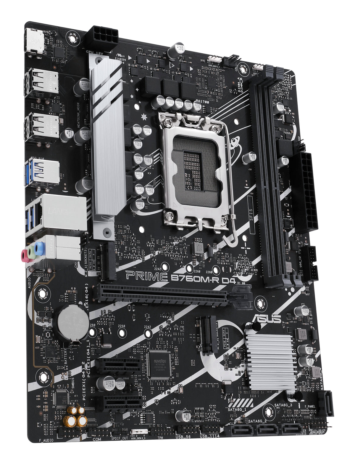 ASUS Placa Base PRIME B760M-R D4 mATX 1700 - imagem 8