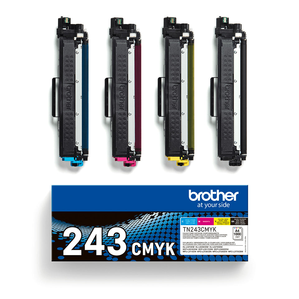 toner Original Brother TN-243CMYK Multipack/ Cian/ Magenta/ Amarillo/ preto