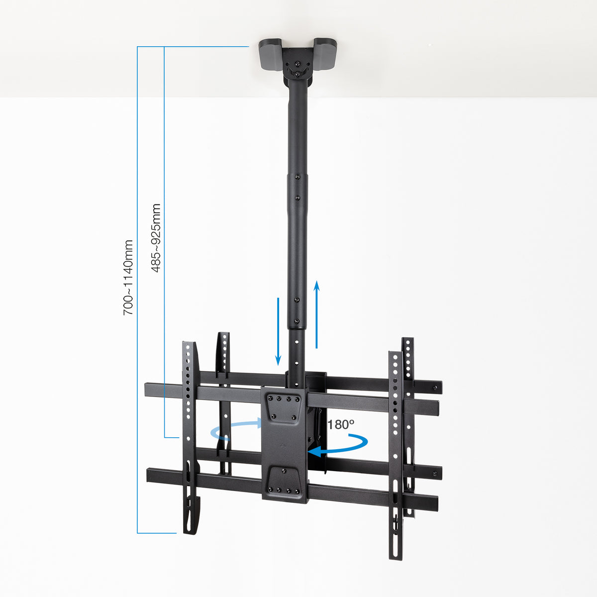 Suporte TV Tooq LPCE2286TSLI-B Teto 2 TV 43"-86" - imagem 8