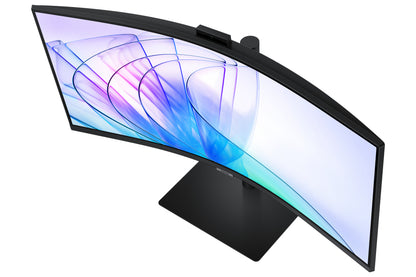 Monitor Samsung ViewFinity LS34C652VAU / LS34C652VAUXEN preto - imagem 7