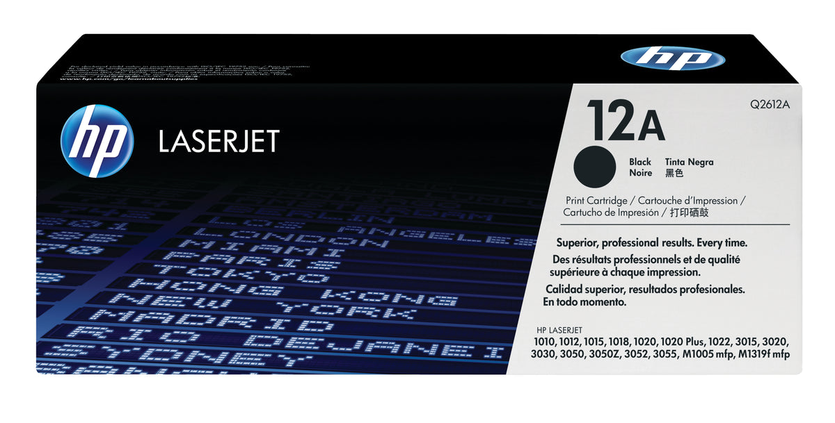 HP Toner 12A / Q2612A preto Standard