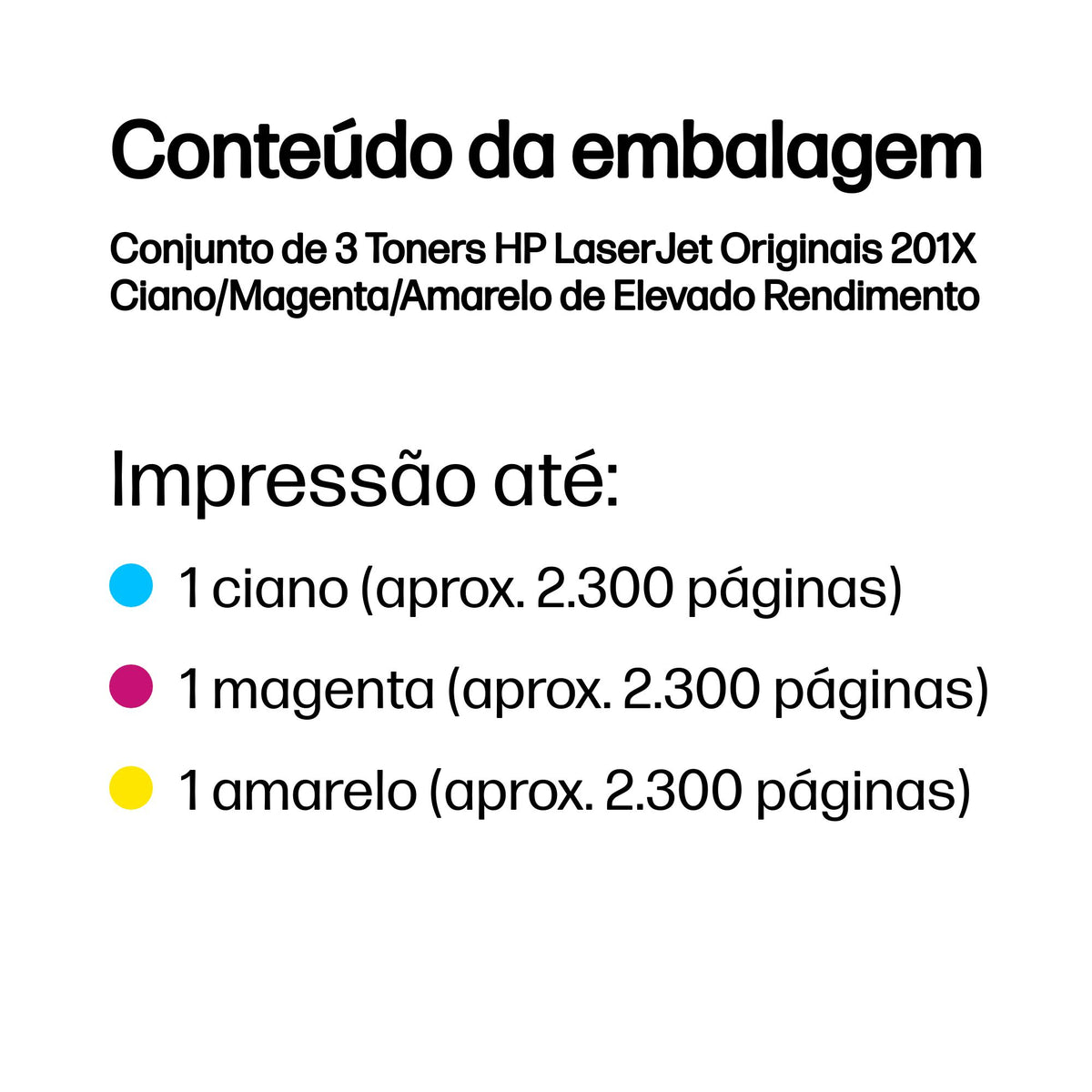 HP Toner 201X / CF253XM C,M,e Multipack - imagem 4
