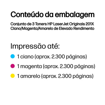 HP Toner 201X / CF253XM C,M,e Multipack - imagem 4