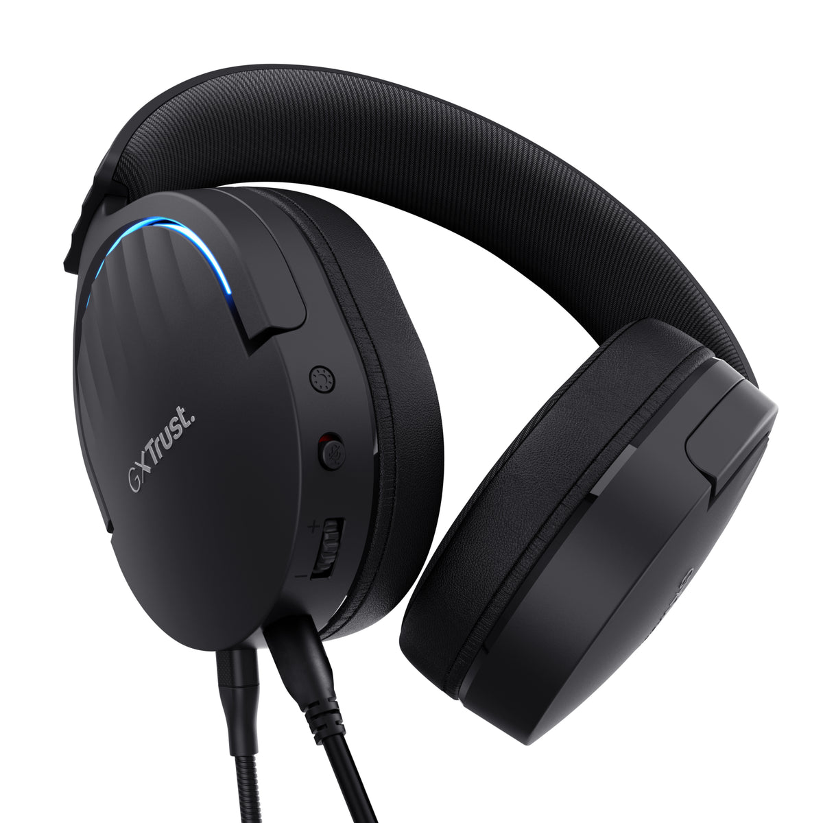 Auscultadores de Gaming Trust Gaming GXT 490 Fayzo/ USB 2.0/ Microfone Preto