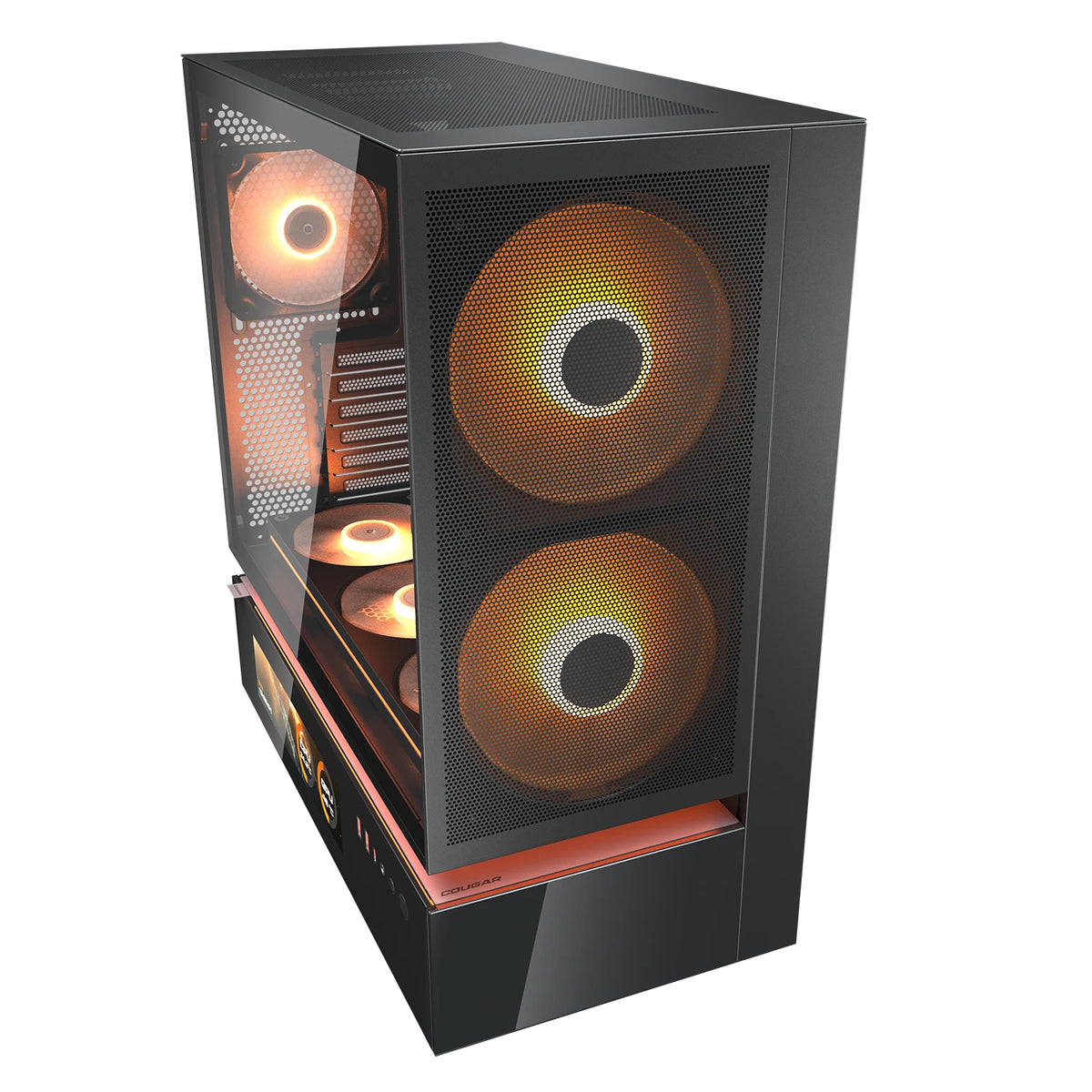 Caixa de Computador Cougar Caja Semitorre CFV235 Mesh Vision preto - imagem 8