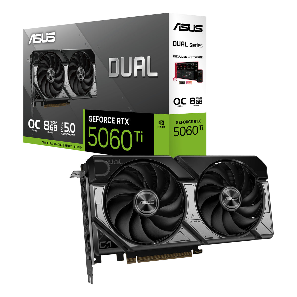 Placa gráfica ASUS VGA NVIDIA DUAL RTX 5060 TI O8G DDR7 - imagem 10