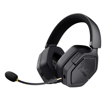 Auscultadores Gaming sem fios com microfone Trust Gaming GXT 493PS Carus PS5/ Jack 3.5/ Bluetooth/ preto