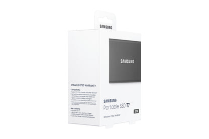 Disco SSD Samsung External T7 2TB / MU-PC2T0T/WW cinzento - imagem 10