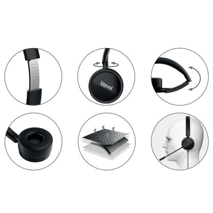 Auscultadores iggual auscultadores com micro Dual Tech USB/3,5 mm - imagem 7