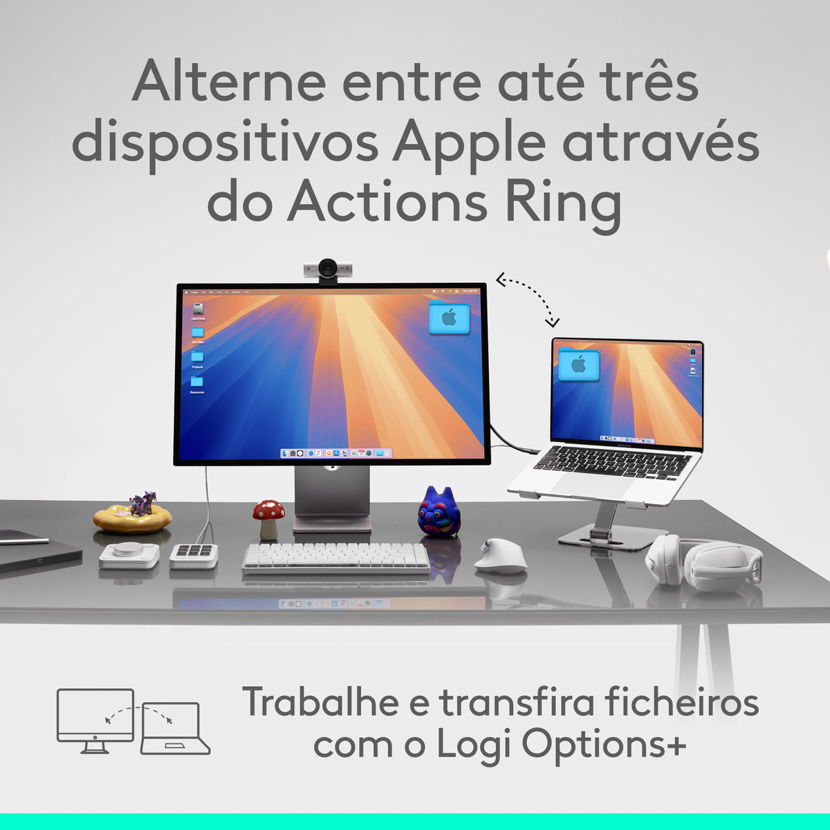 Rato Logitech MX Master 4 for Mac / 910-007576 prateado, branco - imagem 16